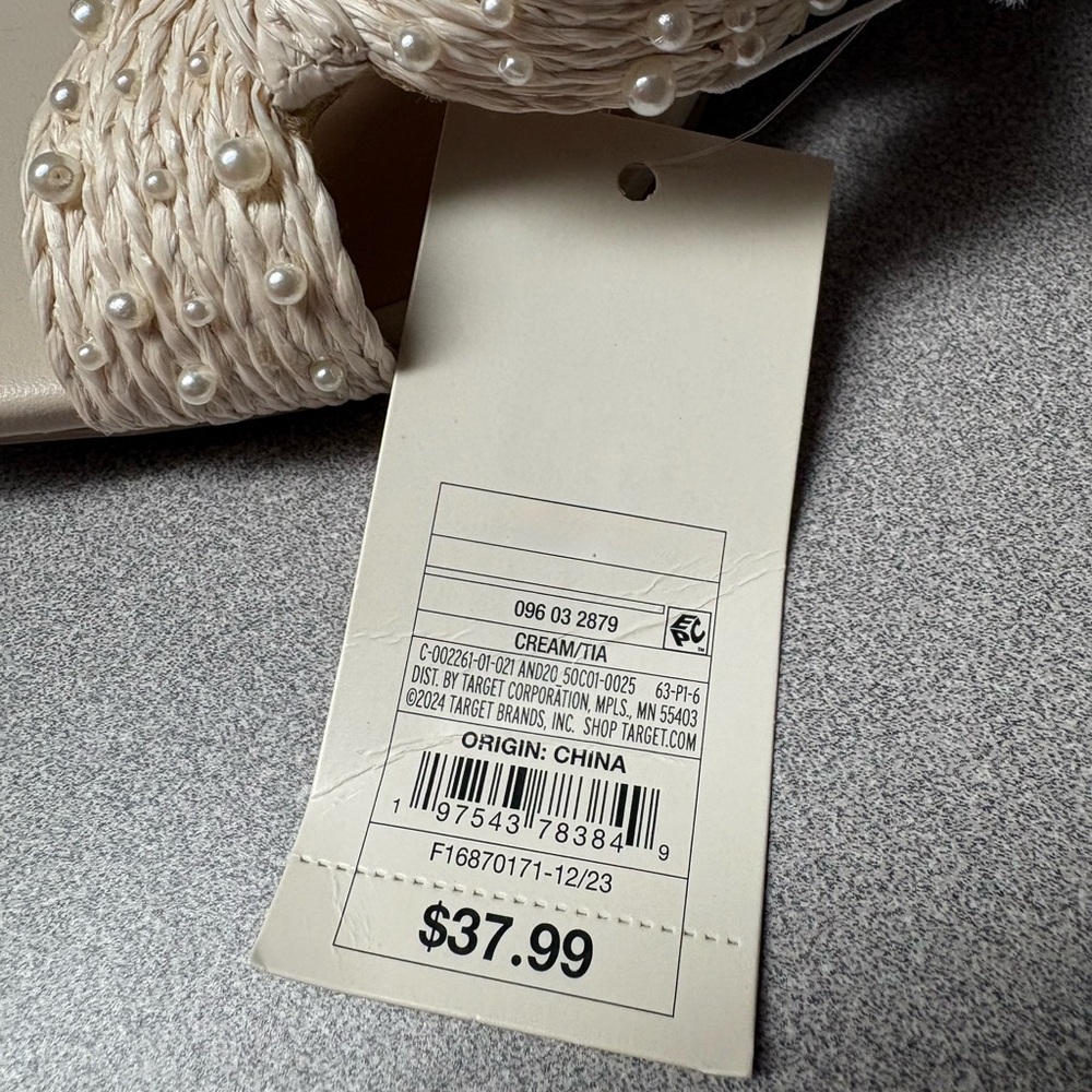 A New Day Heels with Pearl Detailing NWT - Picture 2 of 4